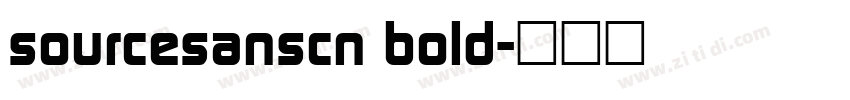 sourcesanscn bold字体转换